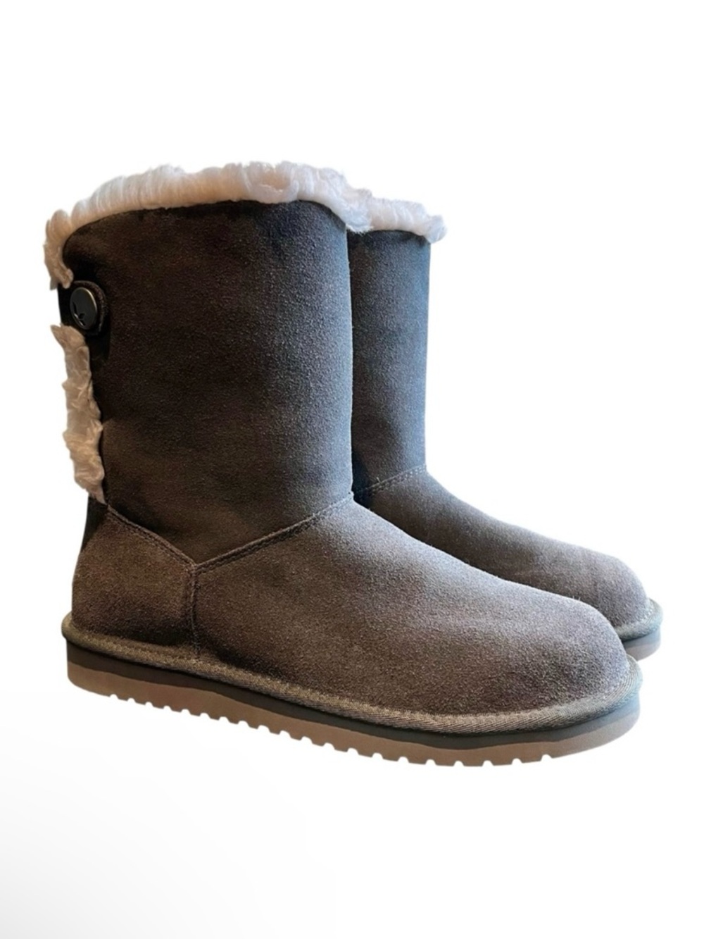 KOOLABURRA by UGG Jordina Ankle Boots Soft Gray Suede US 10  NWOT